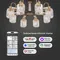 70090/8 / потолочный светильник / черный Smart
