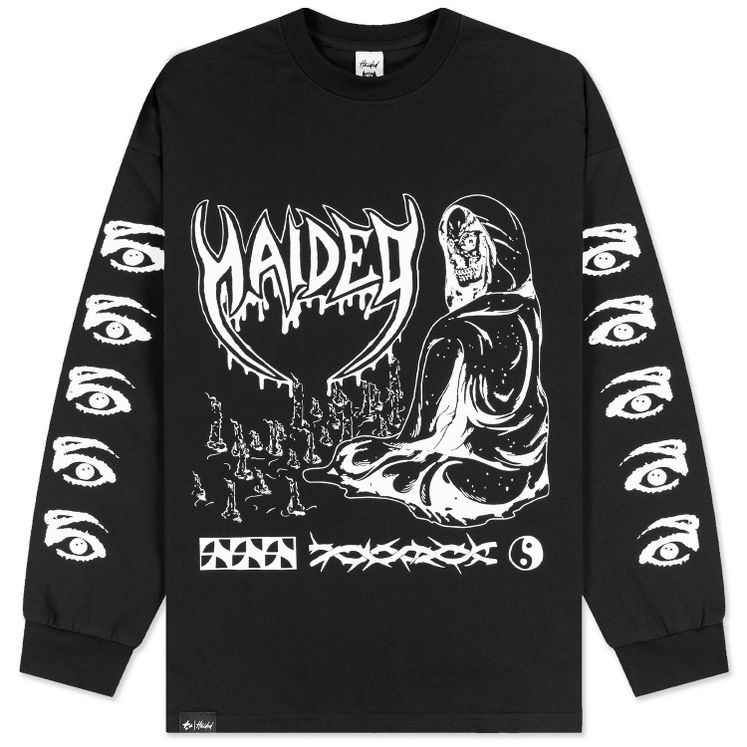 Лонгслив HAIDED RITUAL 2, черный