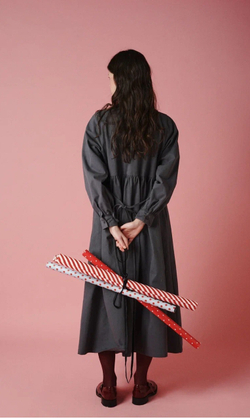 Платье с асимметричной рюшей "Герда"