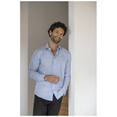 Cuprite Мужская футболка с длинным рукавом, изготовленная из натуральных материалов, которые отвечают стандарту GOTS