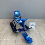 Снегокат «Тимка спорт 4-1» со спинкой космический (арт. ТС4-1М/К)