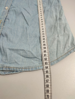 Рубашка Terranova джинсовая 46 размер