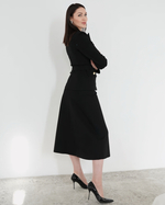 Приталенный жакет "Леди" черный