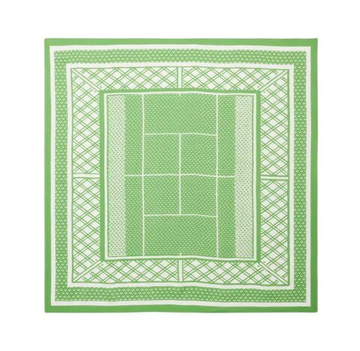 Теннисная бандана Lacoste Print Scarf - billiard green/flour