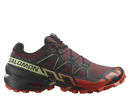 Кроссовки для бега мужские Salomon Speedcross 6 M Черный и Вишневый