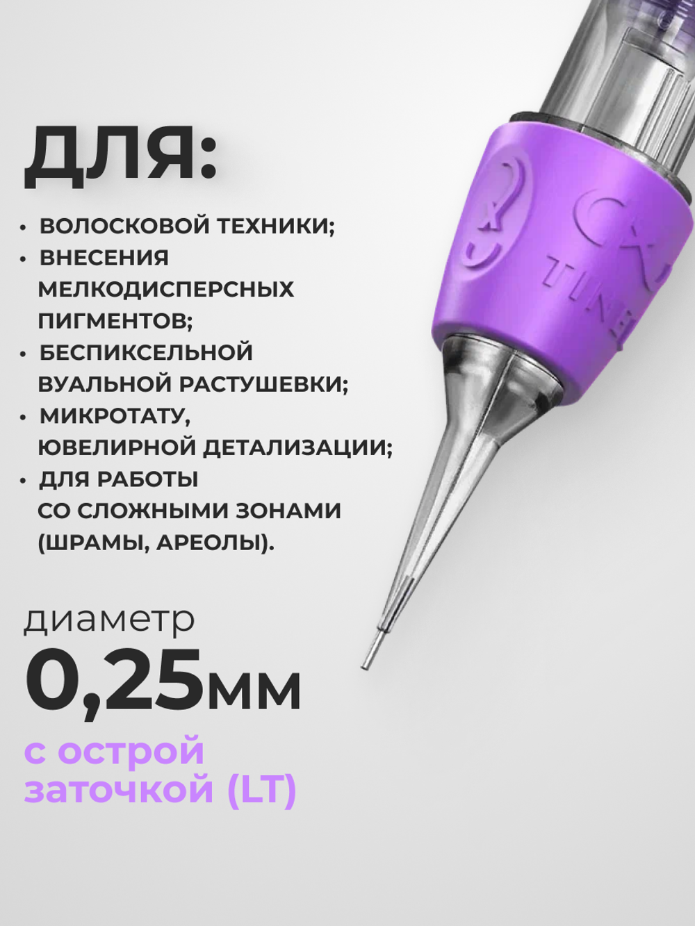 Картриджи Tinel MONTREAL 0.25/1 RLLT 20шт.