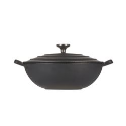 Сковорода-вок чугунная Gipfel Diletto 2147 24 см/2 л