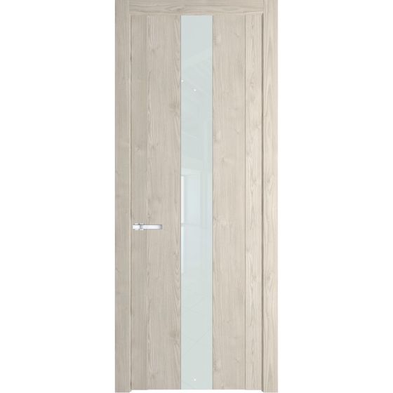 Межкомнатная дверь Profil Doors 1.9N каштан светлый стекло белый лак