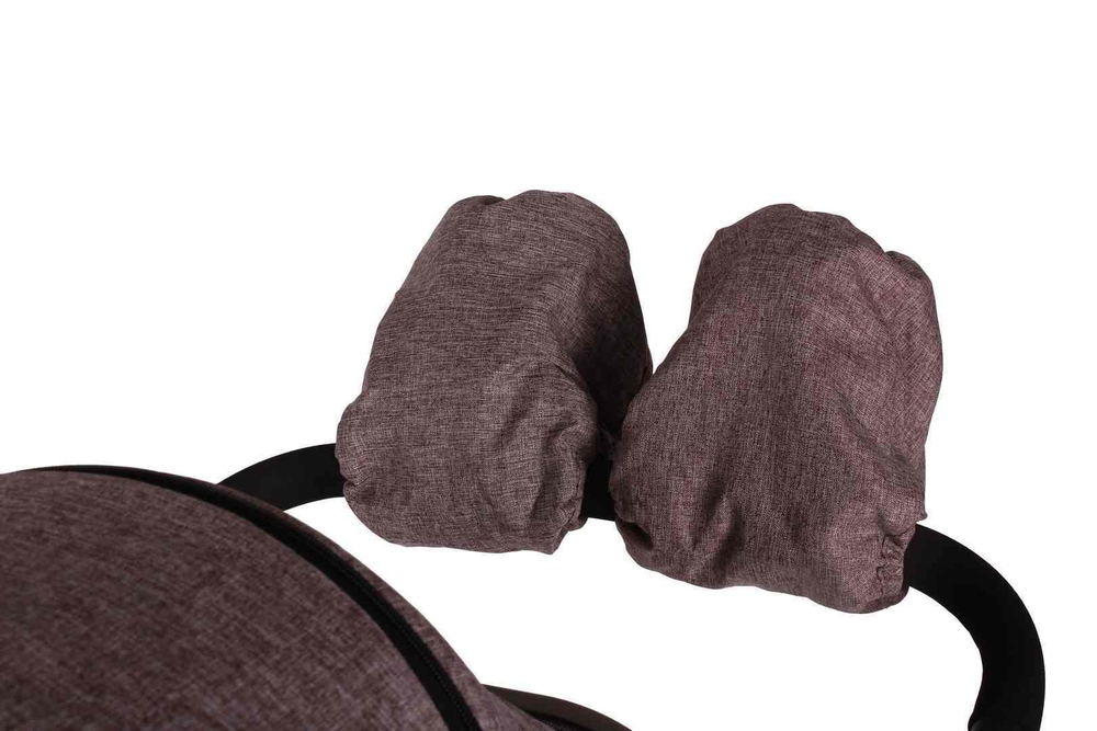 Детская коляска 3в1 LUXMOM 555 Коричневый текстиль