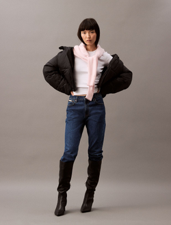Утепленная куртка Calvin Klein Jeans Short Hooded Puffer Black Beauty