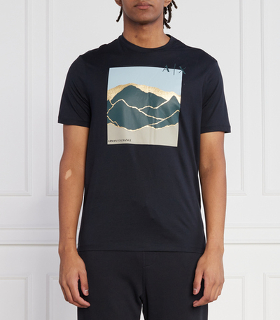 футболка Armani Exchange - темно-синий(3RZTHK ZJBYZ)