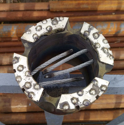 Коронка пневмозабивная КПЗ, D=(112)