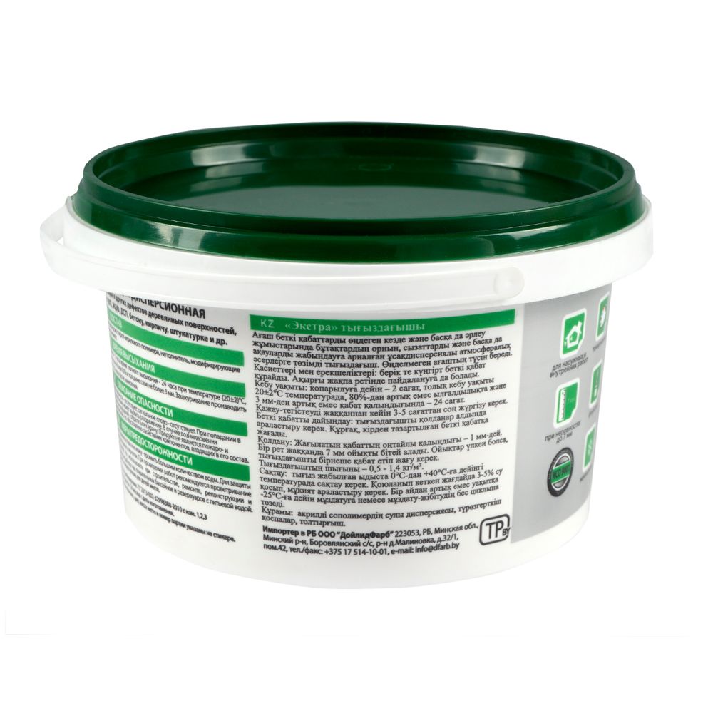 ШПАТЛЕВКА ПО ДЕРЕВУ "ЭКСТРА" ДУБ 1кг (6) "ВГТ"