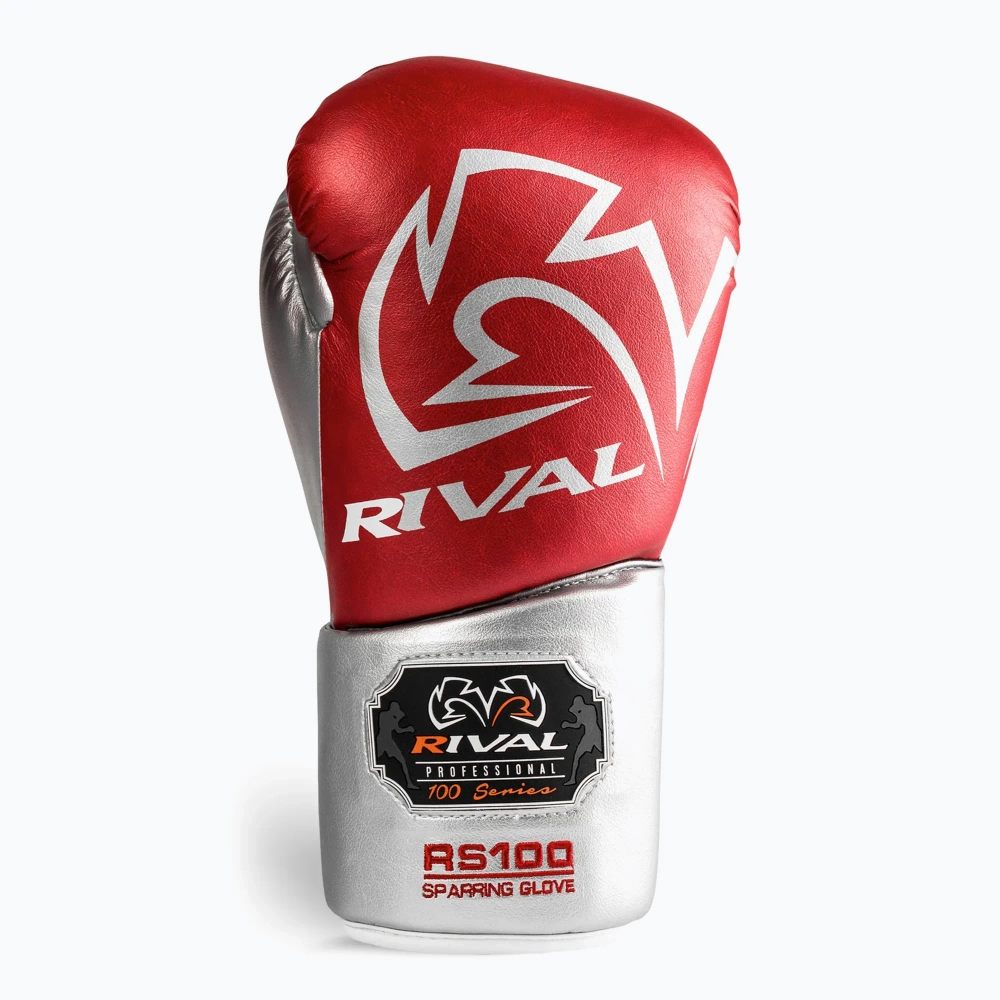 Боксёрские перчатки Rival RS100 Professional red/silver