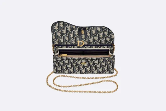 Сумка Dior Saddle синий
