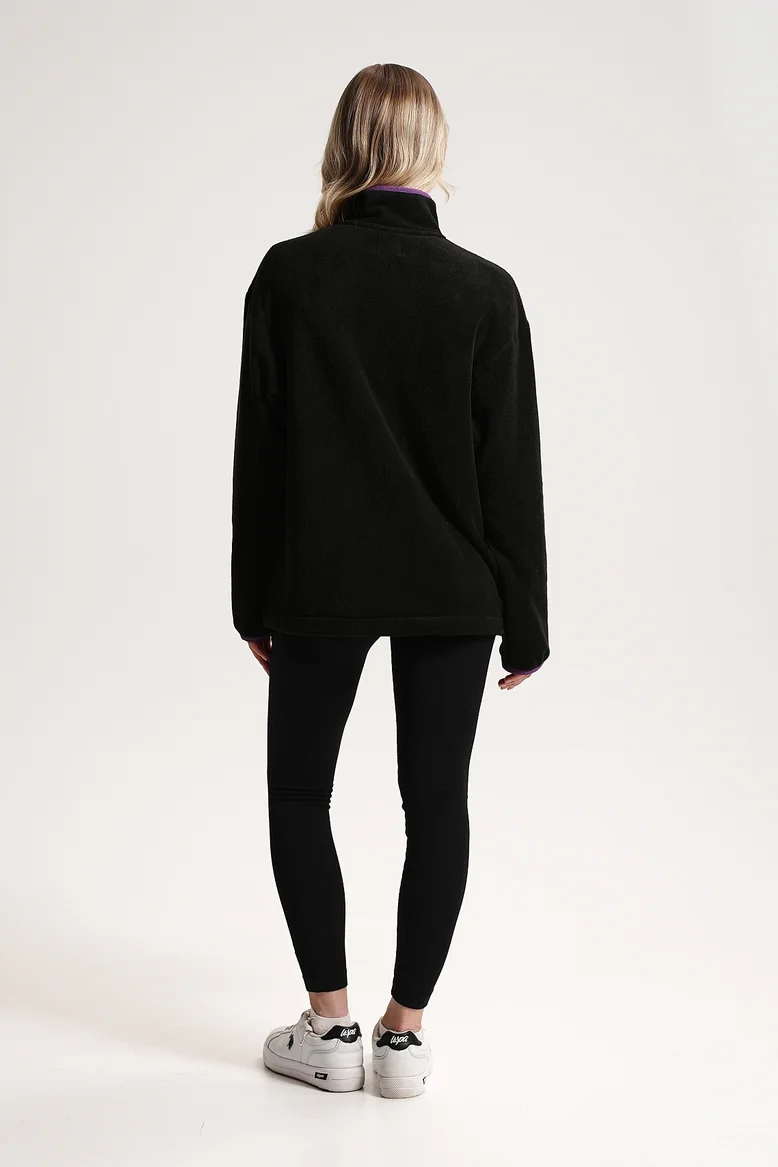 Анорак женский, цвет "Чёрная скала"