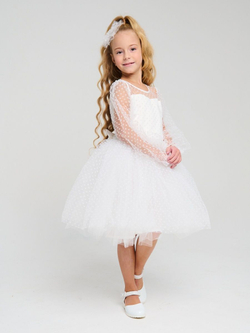 Пышное платье Уэнсдэй Аддамс (Wednesday Addams) в горох