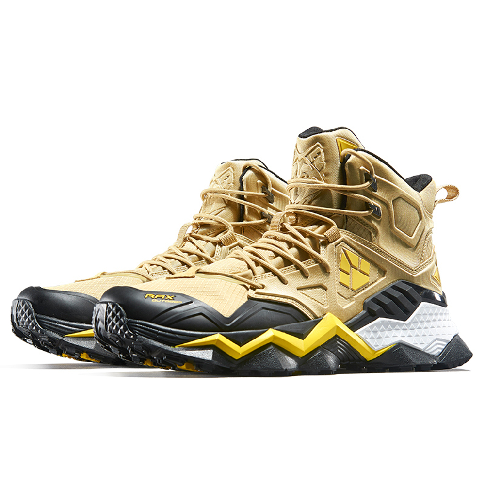 RAX Slip Resistant, Breathable, Lightweight High top Outdoor Shoes Men"s Light Khaki