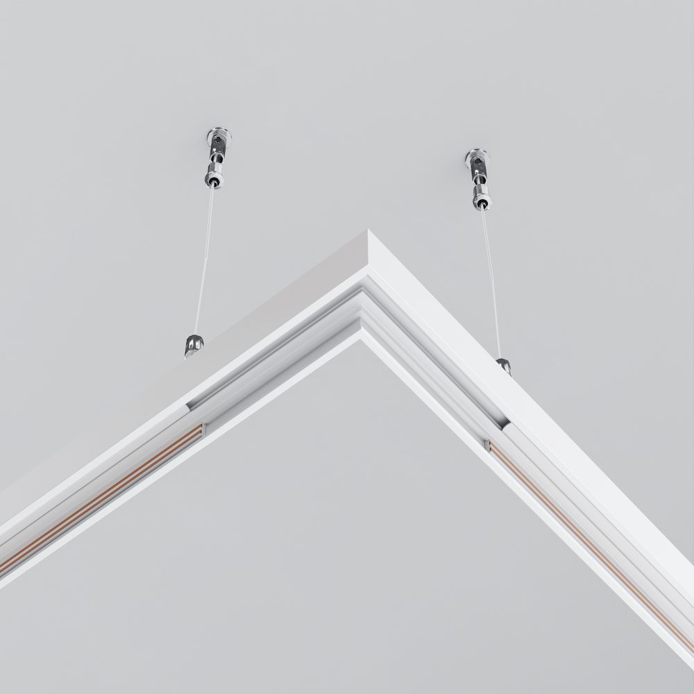 Коннектор угловой накладной низкопрофильный Maytoni   TRAM034CL-41W