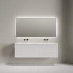 Тумба подвесная Sancos Snob R c двумя ящиками 790х445х500, Bianco, SNR80W