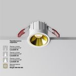 Встраиваемый светильник Technical DL043-01-10W4K-RD-W-1