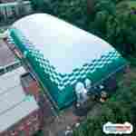 Пневмокаркасная ледовая арена «Морозный Купол», 33×64×10 м