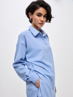 Голубая рубашка Микадо