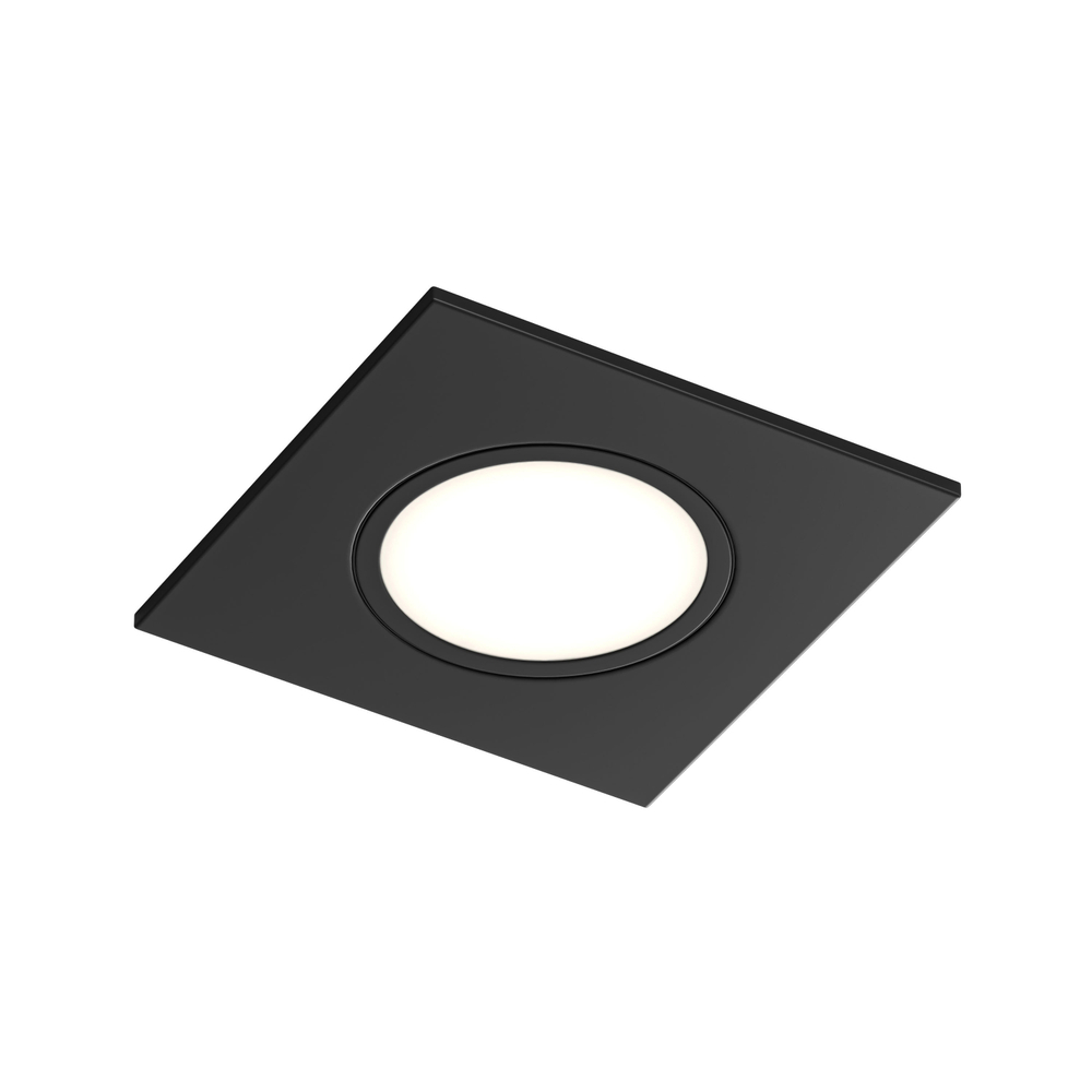DK3102-BK Встраиваемый влагозащищенный светильник, IP65, до 10 Вт, LED, GU5,3, черный