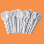 Ложка столовая Элпи Компакт 160 мм белая 100 штук