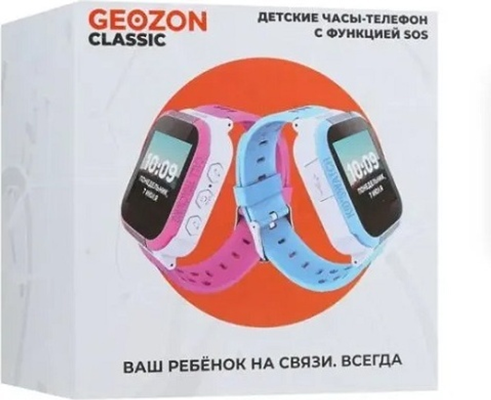 Смарт-часы GEOZON CLASSIC розовый-розовый