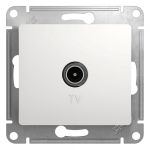 Schneider Electric Glossa Белый Розетка ТВ 1-местная 1DB механизм IP20 скрытая установка GSL000191