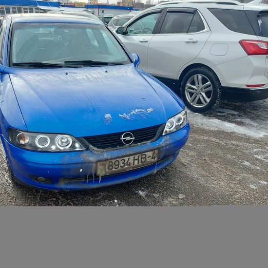 Передние фары Opel Vectra B angel eyes black