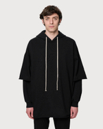 RICK OWENS DRKSHDW ХУДИ ЧЕРНАЯ HOLLYWOOD TOMMY HUSTLER