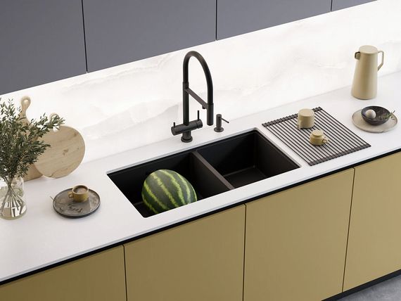 Кухонная мойка OMOIKIRI Taki 85-2-LB-U/IF-IN Side (арт.4997037)