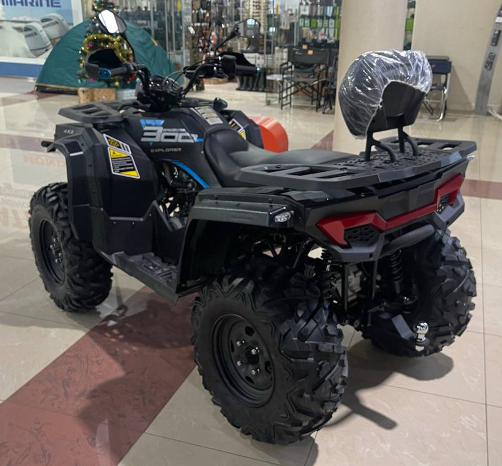 Квадроцикл (комплект для сборки) Explorer 300 EFI 4х2 Черный матовый (RR)