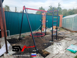 Монтаж уличного спортивно-игрового комплекса Sv Sport