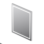 Универсальное зеркало настенное с контурной LED-подсветкой, 60 см AM.PM Gem M91AMOX0601WG