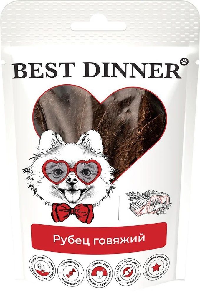 Лакомство Best Dinner Freeze Dry Рубец говяжий 35 г