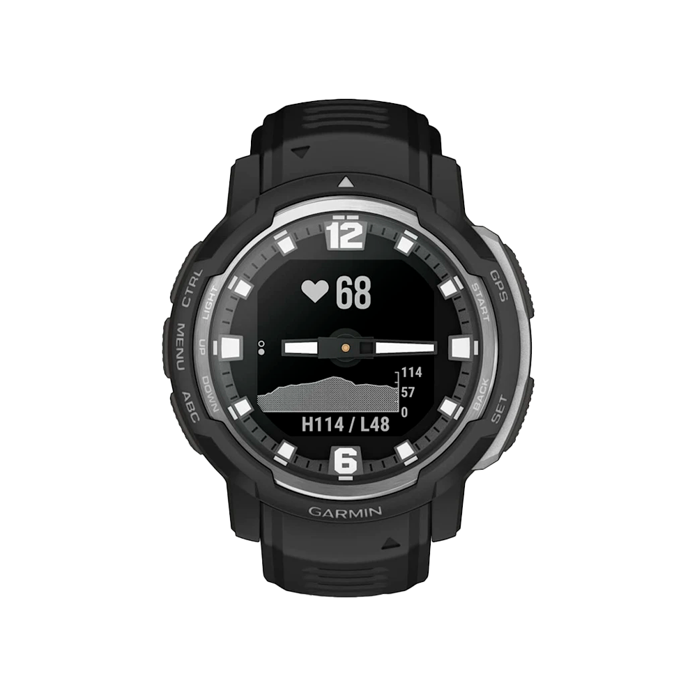 Умные часы Garmin Instinct Crossover, 45mm, Black (010-02730-03)