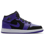 Кроссовки Air Jordan 1 Mid GS Black Dark Concord