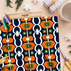 Ткань Ниагара Софт фантазийный коллаж