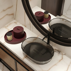 Поднос с логотипом DZADZA Бургундия