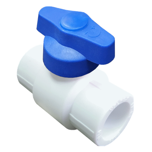 Кран PP-R шаровой син внутренняя пайка Дн 20 бабочка VALFEX 20255020B