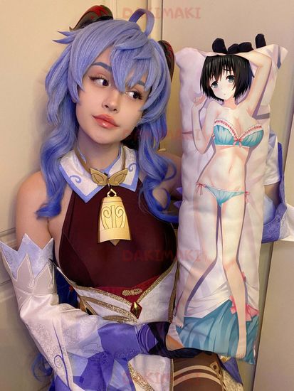 Мини дакимакура Маюри Сина из Врата Штейна арт. M0138, 60х20 см