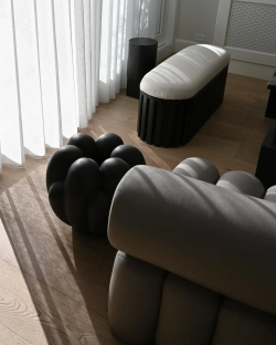 Ваза 101 Copenhagen Bloom Vase, Big, Black, черный