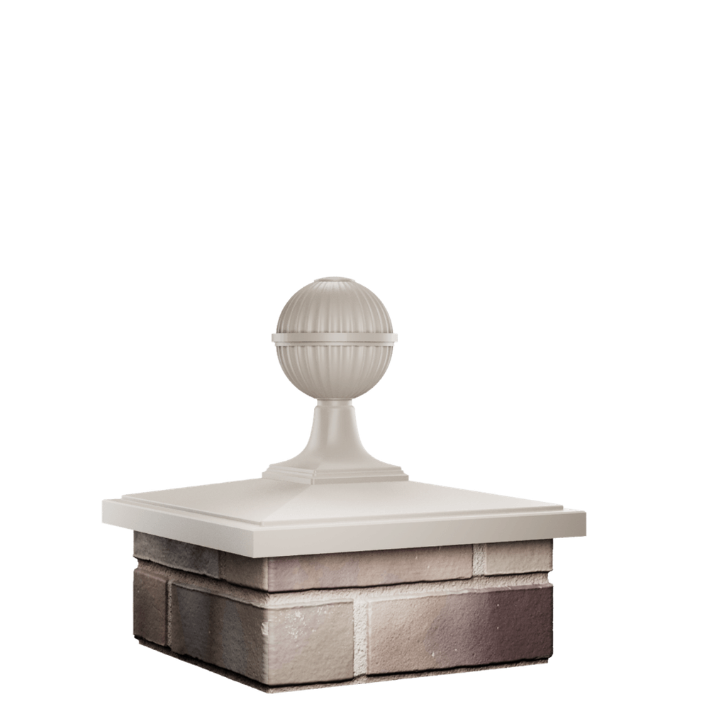 Колпак для забора BONA на 400мм с шаром