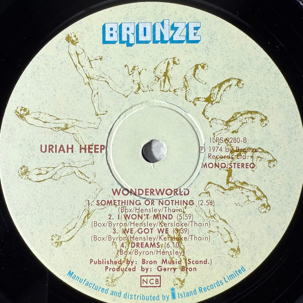 Uriah Heep- Wonderworld (Скандинавия 1974г.)