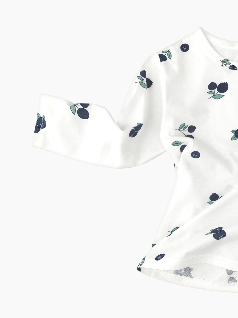 Лонгслив оверсайз Mjölk Голубика