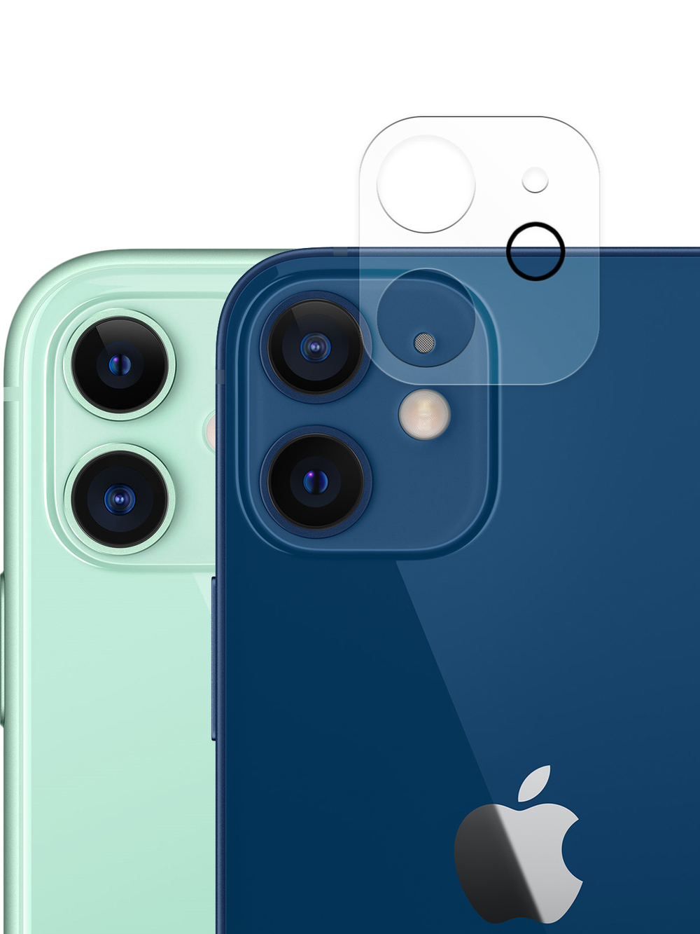 Стекло на камеру ROSCO для Apple iPhone 11;Apple iPhone 12 mini оптом (арт. IP11-CLEAR-CAM-GLASS)