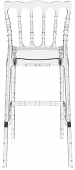 Стул прозрачный барный Siesta Contract Opera Bar 75, прозрачный